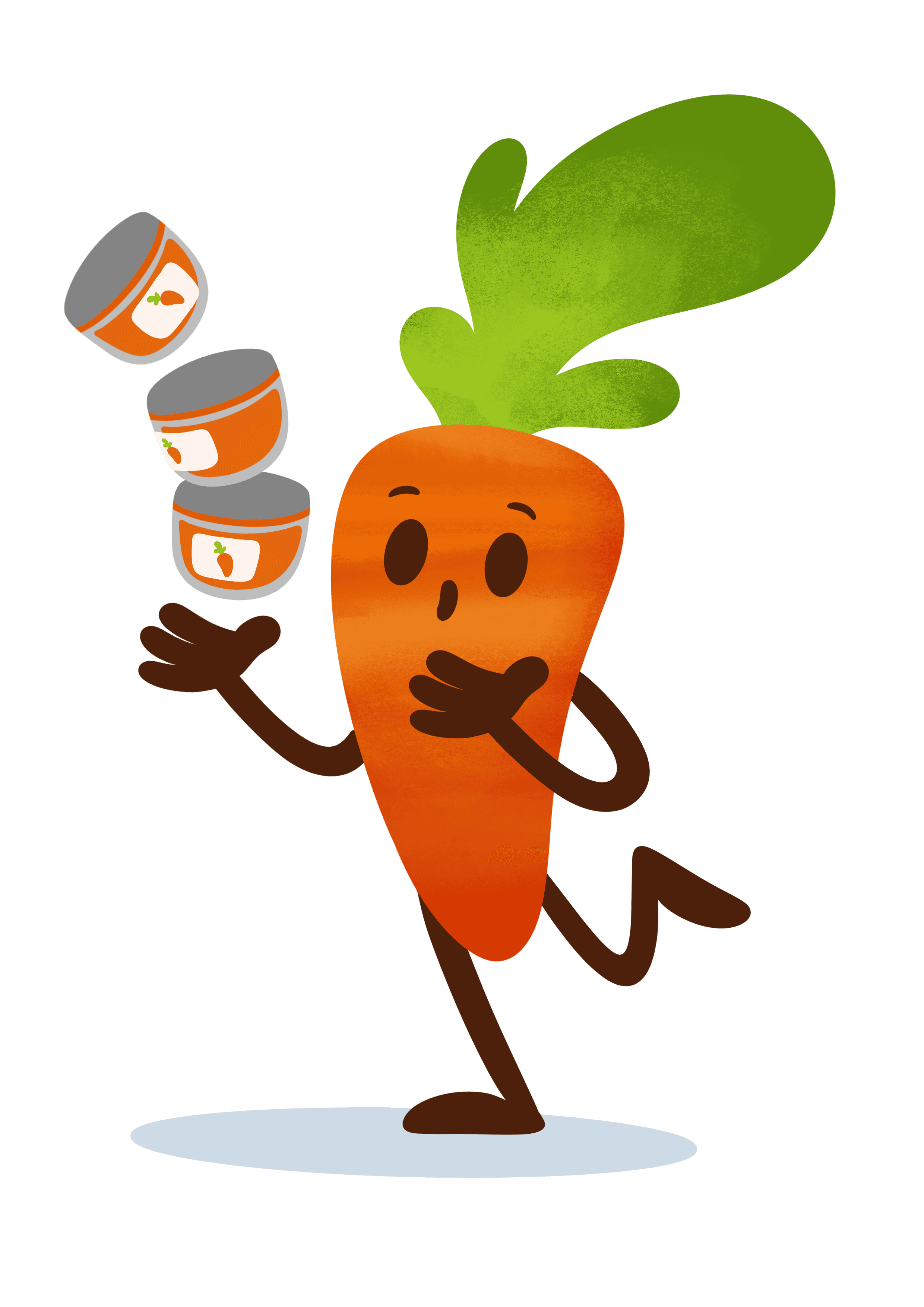 Carottes avec Bocaux